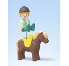 PLAYMOBIL 71656 1.2.3: Bauernhof-Abenteuer mit Traktor, Anhänger und tierischen Freunden