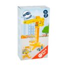 small foot Baukran mit Baustellenzubehör