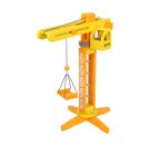 small foot Baukran mit Baustellenzubehör