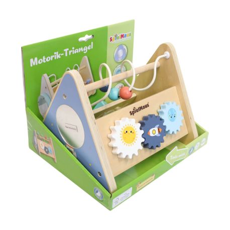 SpielMaus Holz Motorik-Triangel 19x25x17,5 cm