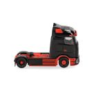 herpa - Mercedes-Benz eActros 600 Procabin Solozugmaschine 2achs, schwarz/rot