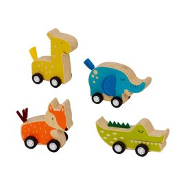 Tier mit Rückziehmotor - Bunte Geschenke, sort.