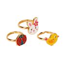 Ring - Fröhliche Ostern, sort.