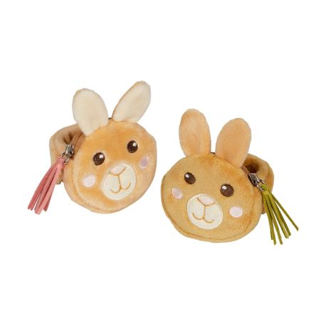 Schnapparmband Hase mit Fach - Fröhl. Ostern, sort.