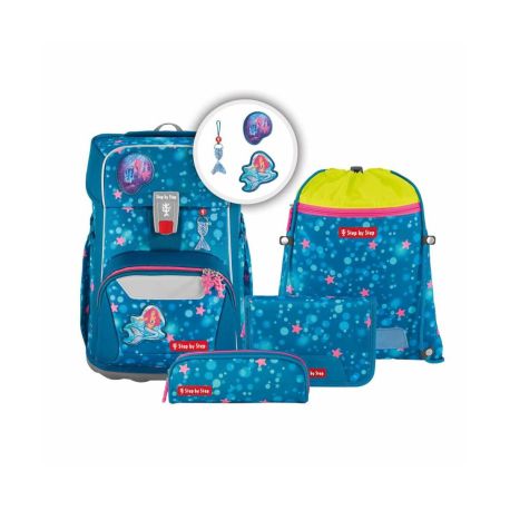 GIANT Schulranzen-Set Mermaid Lola, 5-teilig