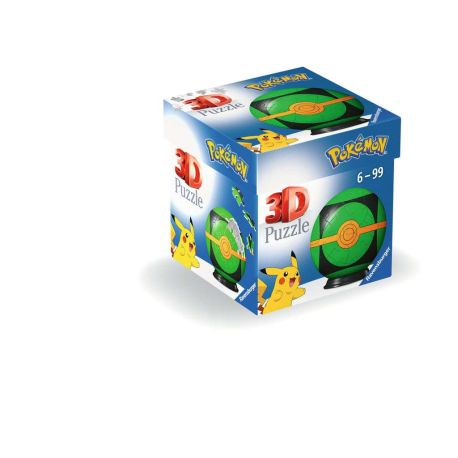 Ravensburger 3D Puzzle 11626 - Puzzle-Ball Pokémon Pokéballs - Finsterball - [EN] Dusk Ball - für große und kleine Pok