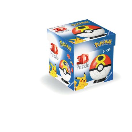 Ravensburger 3D Puzzle 11628 - Puzzle-Ball Pokémon Pokéballs - Wiederball - [EN] Repeat Ball - für große und kleine Po