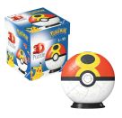 Ravensburger 3D Puzzle 11628 - Puzzle-Ball Pokémon Pokéballs - Wiederball - [EN] Repeat Ball - für große und kleine Po