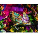 Ravensburger Puzzle 12001333, Colorful Animals - Chamäleon - 500 Teile Puzzle für Erwachsene und Kinder ab 12 Jahren