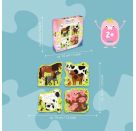 Puzzle UP! Bauernhoftiere von Ravensburger, 12004001 - 4 konturgeformte Puzzles mit 4, 6, 8, 10 Teilen, mit großen Bil