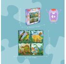 Puzzle UP! Dinosaurier von Ravensburger, 12004003 - 4 Puzzles mit 25, 36, 42, 56 Teilen zum Kombinieren und mit extra