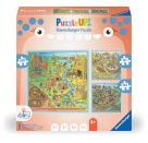 Puzzle UP! Geschichte von Ravensburger, 12004005 - 3 Puzzles mit 100, 121, 144 Teilen zum Kombinieren und mit extra Wi
