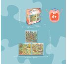 Puzzle UP! Geschichte von Ravensburger, 12004005 - 3 Puzzles mit 100, 121, 144 Teilen zum Kombinieren und mit extra Wi