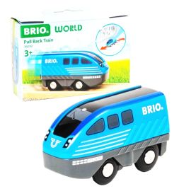 BRIO World – 36019 Lok mit Rückziehmotor | Spielzeugzug für Kinder ab 3 Jahren