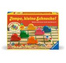 Ravensburger Kinderspiel 23034 - Tempo kleine Schnecke 40 Jahre Jubiläum, beliebtes Schneckenrennen mit zusätzlicher S