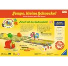 Ravensburger Kinderspiel 23034 - Tempo kleine Schnecke 40 Jahre Jubiläum, beliebtes Schneckenrennen mit zusätzlicher S
