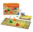 Ravensburger Kinderspiel 23034 - Tempo kleine Schnecke 40 Jahre Jubiläum, beliebtes Schneckenrennen mit zusätzlicher S