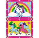 Ravensburger CreArt - Malen nach Zahlen 23983 - Zauberponys mit Regenbogen - ab 5 Jahren