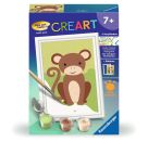Ravensburger CreArt - Malen nach Zahlen 23986 - Kleiner Affe - ab 7 Jahren