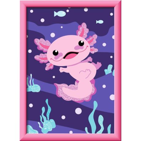 Ravensburger CreArt - Malen nach Zahlen 25555 - Axolotl - ab 7 Jahren