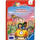 Aufregung im Freizeitpark - Lesen lernen mit dem Leseraben - Erstlesebuch - Kinderbuch ab 6 Jahren - Lesenlernen 1. Kl