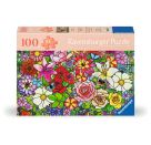 Ravensburger Puzzle 12001364 - Blumenfenster - Puzzle für ältere Menschen und Senioren, mit 100 extra griffigen Puzzle