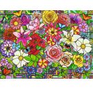 Ravensburger Puzzle 12001364 - Blumenfenster - Puzzle für ältere Menschen und Senioren, mit 100 extra griffigen Puzzle