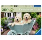Ravensburger Puzzle 12001368 - Golden Retriever - Puzzle für ältere Menschen und Senioren, mit 200 extra griffigen Puz