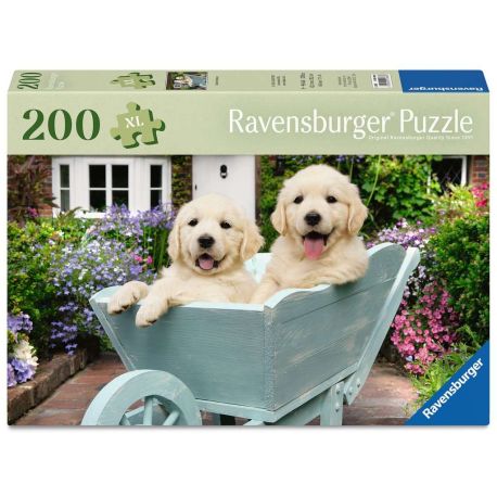 Ravensburger Puzzle 12001368 - Golden Retriever - Puzzle für ältere Menschen und Senioren, mit 200 extra griffigen Puz