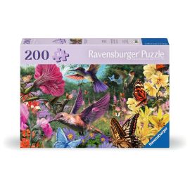 Ravensburger Puzzle 12001369 - Kolibris und Schmetterlinge - Puzzle für ältere Menschen und Senioren, mit 200 extra gr