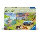 Ravensburger Puzzle 12001370 - Sommerhaus am See - Puzzle für ältere Menschen und Senioren, mit 200 extra griffigen Pu