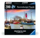 Ravensburger Puzzle 12001476 - Der Hafen von Büsum - 300 Teile Puzzle Deutschland Collection für Erwachsene ab 14 Jahr