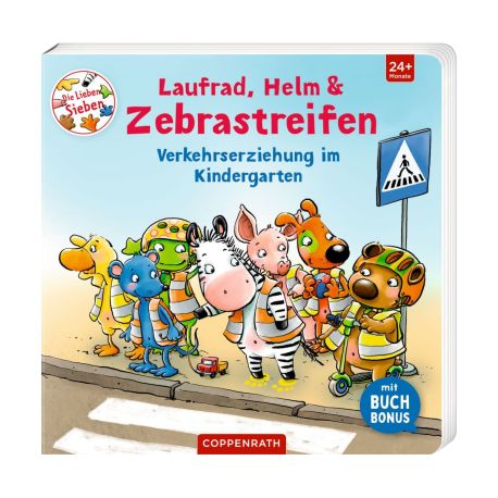 Laufrad, Helm   Zebrastreifen - D. Lieben Sieben (BuchBONUS)