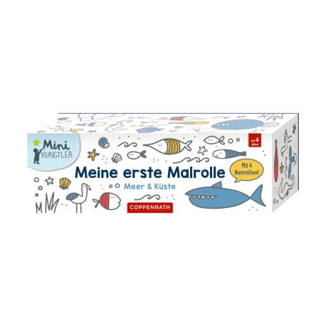 Meine 1. Malrolle - Meer   Küste (Mini-Künstler)