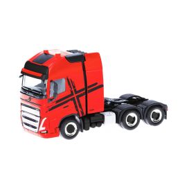 herpa - Volvo FH 16 GL XL 2020 Zugmaschine mit Schwerlastturm 3achs, rot-schwarz