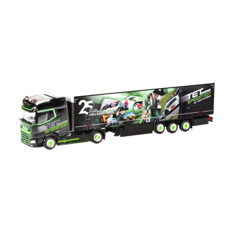 herpa - DAF XG+ Gardinenplanen-Sattelzug TET/Jubiläum