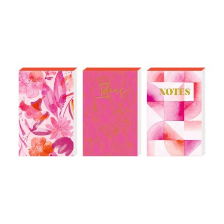 Notizblöckchen - All about pink, sort.