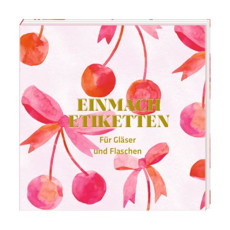 Etikettenbüchlein: Einmach-Etiketten - All about pink