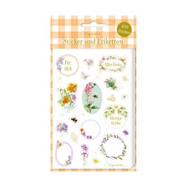 Stickerbogen: Sticker u. Etiketten GartenLiebe - M. Bastin