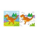 Mein kunterbuntes Dinosaurier-Malbuch - Mini-Künstler