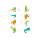 Mein k. Kindergartenblock: Rätsel ohne Text - Dinosaurier