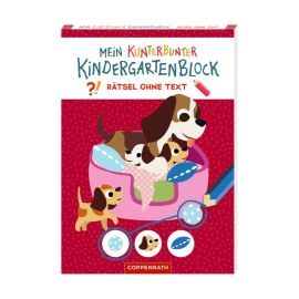 Mein k. Kindergartenblock: Rätsel ohne Text - Lieblingstiere