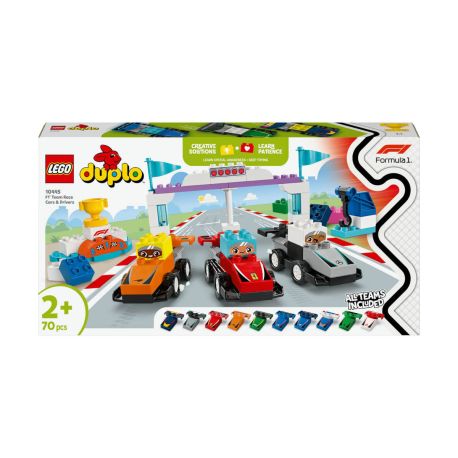 LEGO® DUPLO 10445 F1 Team Rennautos mit Rennfahrern