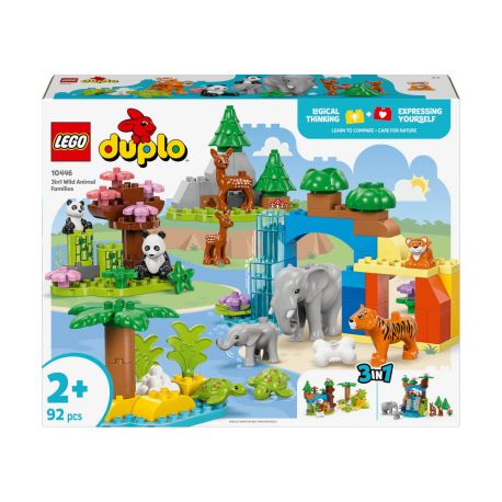 LEGO® DUPLO 10446 Wildtier-Familien 3-in-1-Set