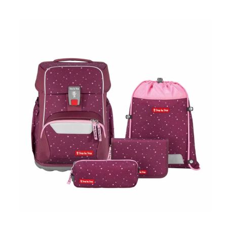 BASIS Schulranzen-Set „Berry Stars, 4-teilig
