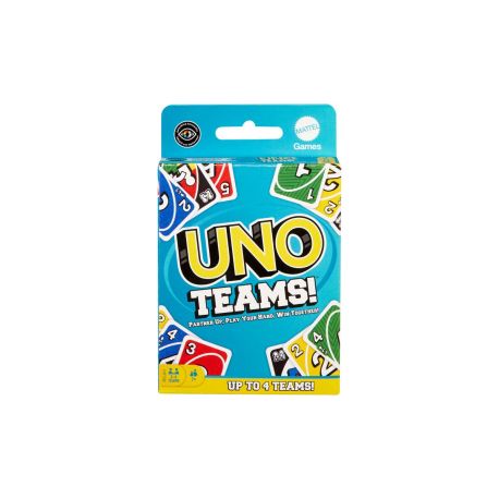 UNO Teams Kartenspiel für Kinder, Erwachsene, Familienabend, Partys und Reisen