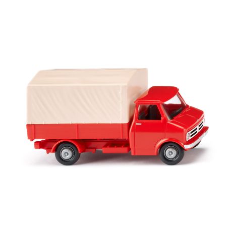 WIKING Pritschen-Lkw (Bedford), blutorange