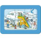 Ravensburger Kinderpuzzle - 12004039 Unterwegs mit Bus, Bahn und Flugzeug - my first puzzle mit 3x6 Teilen und mit Wie