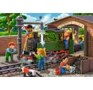 Ravensburger Kinderpuzzle - 12004044 Eisenbahn- und Flugzeugservice - Puzzle für Kinder ab 4 Jahren, mit 2x24 Teilen