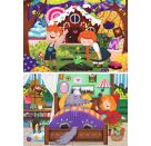 Ravensburger Kinderpuzzle - 12004045 Märchenhafte Geschichten - Puzzle für Kinder ab 3 Jahren, mit 2x12 Teilen